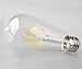 Eurus Home 4W Dimmable Antique LED Filament Bulb,E26 ST64 Base Lamp,2700K Warm Color 400LM,40W Incandescent Bulb Equivalent