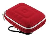 rooCASE Med Nylon Hard Shell (Red) Case for Nikon Coolpix S3000 12 MP Digit ....