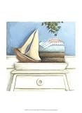 41kxrs9IA0L. SL160  Coastal Bath I by Megan Meagher. LAMINATED. 7.94 inches width by 7.96 inches height. Highest Quality Art Poster Print
