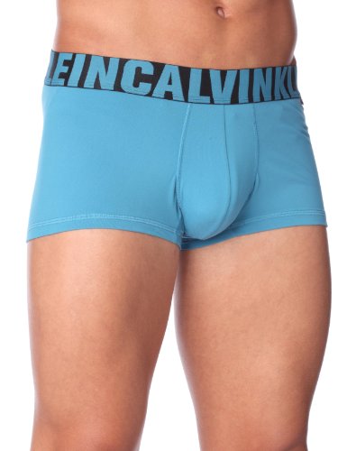 Calvin Klein underwear Herren Short U8808A X Micro Low Rise Trunk, Gr. 4 (S), Blau (TB4 Tampa Bay)