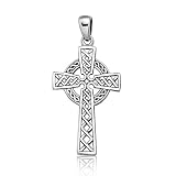 Bling Jewelry Sterling Silver Celtic Cross Pendant