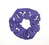 Lacrosse Sport Scrunchie - Purple