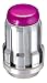 McGard 65357PC Chrome SplineDrive Lug Nuts With Purple Caps (M12 x 1.5 Thread Size) - Set of 4