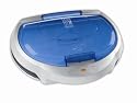 George Foreman GR15BWI Super Champ Family Size Grill with Indigo Bun Warmer