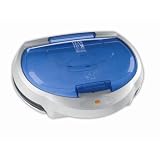 George Foreman GR15BWI Super Champ Family Size Grill with Indigo Bun Warmer