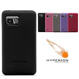Hyperion Motorola Droid Bionic 4G Extended Battery Matte Black TPU Case (Retail Packaging)