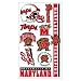 Maryland Terrapins Temporary Tattoos Set (Set of 6 Sheets)