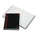 Record/Account Book, Journal Rule, BLK/RD, 300 Pgs, 9-5/8 x 7-5/8 Image