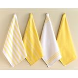 Basic Dishtowels Set of 4 - Yellow