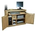 Mobel Oak Hidden Home Office