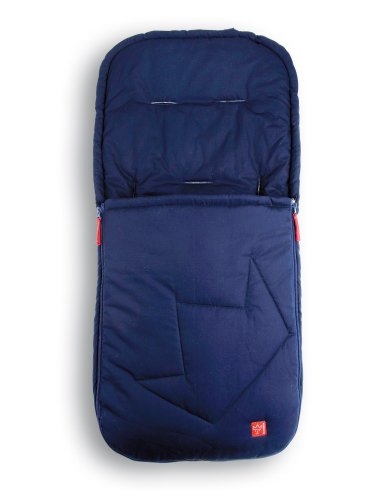 Kaiser 65727/22 - Sommer-Kinderwagen Fu&szlig;sack Ammy - marine