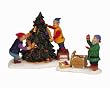 Lemax Santa's Wonderland Village Decorating Santa's Tree Table Piece #14637