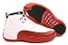 All Products : Men Nike Air Jordan 12 Retro White / Black / Varsity Red 130690-110