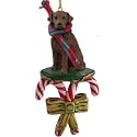 CHESAPEAKE BAY DOG CANDY CANE Christmas Ornament DCC90