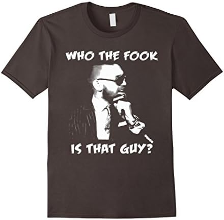 Men's Who The Fook Is That Guy T Shirt Medium Asphalt
