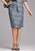 Jessica London Plus Size A-Line Skirt (DIJON IVORY PATTERN,24 W)
