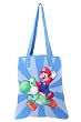 Nintendo Mario & Yoshi Glitter Tote Bag, Blue