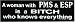 A woman with PMS & ESP is a BITCH who knows everything decal bumper sticker