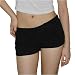 Womens Guess beach black sexy looking shorty shorts. Very high quality casual shorts with logo embroidered on back, elastic waistband and tiny belt loops. Look hot at the beach this summer!