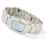 Bertolucci WoMens Fascino Diamond Mother-of-Pearl Stainless Steel Watch by Bertolucci