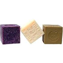 Extra Marseille olive oil soap 400 g 13.3 oz cube:White,Lavender or Unscented