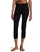 Calvin Klein Performance Women's 3-Button Crop Legging, Black, X-Large