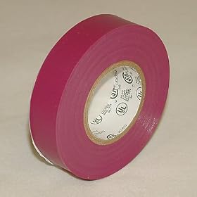 JVCC E-Tape Colored Electrical Tape: 3/4 in. x 22 yds. (Purple)