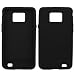 GTMax Black Soft Rubber Silicone SKin Cover Case for AT&T Samsung Galaxy S2 / S II I9100
