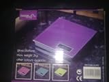 Purple Digital Electronic Glass Kitchen Scales - Weighing Scales