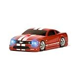 Wireless Mouse - Mustang GT Red with White Stripes