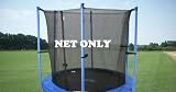 Trampoline Enclosure Net Fit for 10 Ft. Frame with 4 Poles or 2 Arches