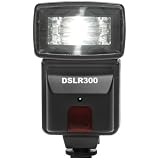 Precision Design DSLR300 Universal High Power Auto Flash with Zoom/Bounce/Swivel Head