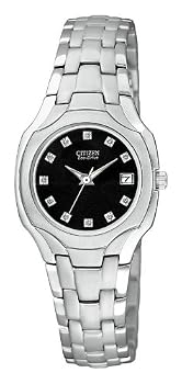 Citizen #EW1250-54G Women's Stainless Steel Eco Drive Casual Analog Watch