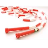 US Games 7ft Red with White Segmented Skip Rope