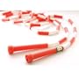 US Games 7ft Red with White Segmented Skip Rope