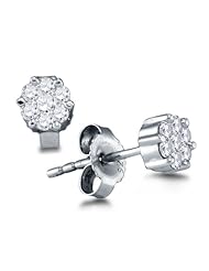 0.35 cttw. Diamond Seville Earrings 14K White Gold