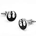 Sirius Jewelry Mens Cufflinks Star Wars Rebel Alliance Symbol Cufflinks for Mens with Nice Case