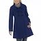 Mossimo® Black: Long Pleated Wool Coat