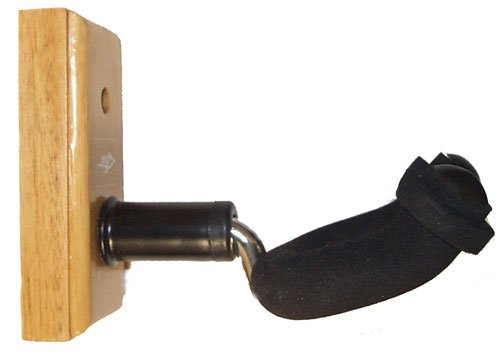 Apex Guitar Wall Hanger with Wood Block - Natural