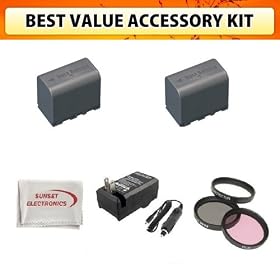Best Value Accessory Kit 2 Pack Of Li-Ion Extended Life Replacement DATA Battery Pack for... by Sunset