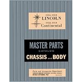 1956 1957 1958 1959 LINCOLN Parts Book List Guide by Lincoln