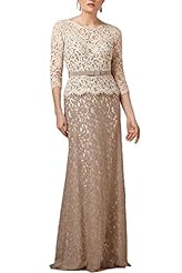 Lace Elbow Length Sleeves Mother-of-the-Bride Dress/Prom Dress 