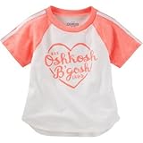 オシュコシュ OSHKOSH/ ネオンラグランロゴティ コーラル トップス半袖Tシャツ 24ヶ月【並行輸入】