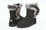 UniKoala Women's Classic Sheepskin Bunny Black