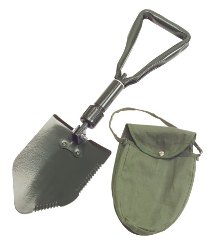 TEKTON 7888 3-Way Folding Shovel with Storage Pouch