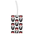 Tulips Novelty Print Luggage Tag