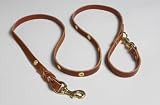 Tan Leather Teaching Lead Dogs Over 40lbs Picture