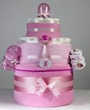 Baby Nursing Time Diaper Cake (Pink)