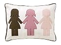 DwellStudio Boudoir Pillow, Paper Dolls