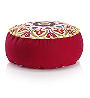 Caravan Embroidered Pouffe